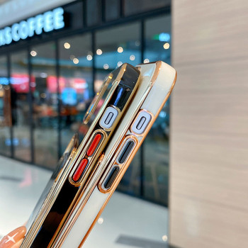 Boucho επιχρυσωμένη θήκη τηλεφώνου με υποδοχή κάρτας για iphone 13 Pro 12 11 Pro MAX XS XR XS MAX 7 8 Plus πολυτελές Ηλεκτροκίνητο κάλυμμα