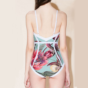 Συνονθύλευμα Print One Piece μαγιό με στάμπα μαγιό Holiday Beachwear Σχεδιαστής μαγιό Καλοκαιρινό σέρφινγκ