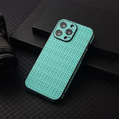Szövet kötésmintás telefontok iPhone 14Pro 13 12 11 Pro Max XS XR X 7 8 14 Plus teljes testű kameravédő puha burkolathoz