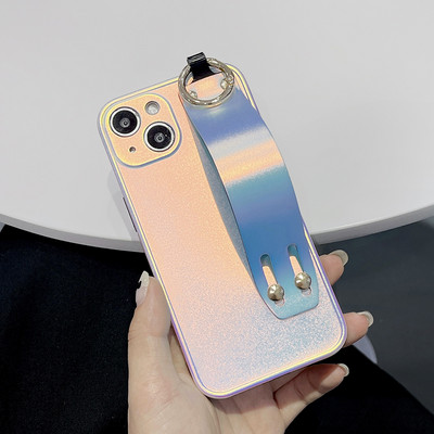 Κάλυμμα ιμάντα καρπού για iphone 13 12 11 pro max XS MAX XR XS X 7 8Plus 12Pro 13Pro Κάλυμμα βάσης θήκης τηλεφώνου Laser Chameleon