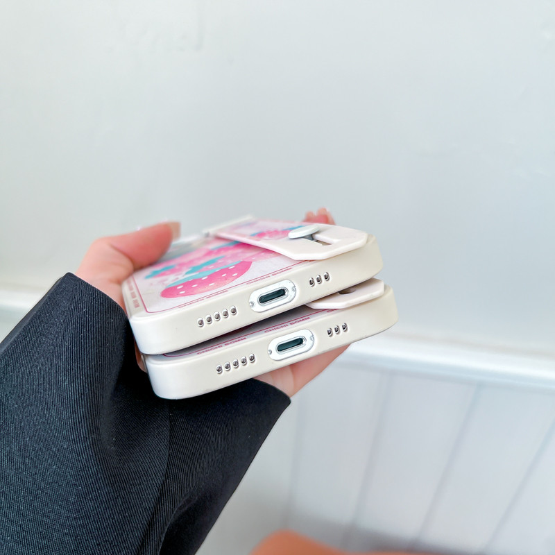 Θήκη με λουρί καρπού για iPhone 13 12 11 Pro Max Xs Max XR 7 8 Plus SE Rose Flower Fruits Προστασία θήκης τηλεφώνου από σιλικόνη