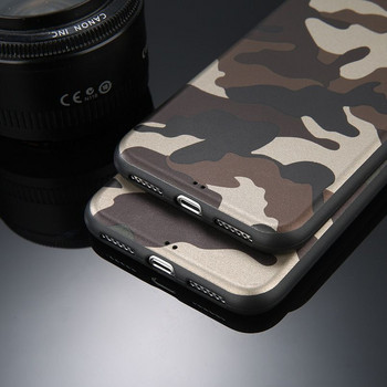 Boucho Army Green Camouflage Case за iPhone 12 Mini 11 Pro Max XS 6 6s 7 8 Plus X XR XS Max SE 5 5s Силиконови калъфи за телефони Капак