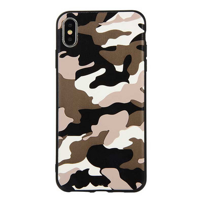 Θήκη καμουφλάζ Boucho Army Πράσινη θήκη για iPhone 12 Mini 11 Pro Max XS 6 6s 7 8 Plus X XR XS Max SE 5 5s Κάλυμμα θήκης τηλεφώνου σιλικόνης