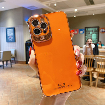 Boucho Πολυτελής ηλεκτρολυτική θήκη για iPhone 13 12 Pro Max 11 Pro XS Max XR X 7 8 6 S plus SE Soft TPU Cover for iPhone 12 Mini