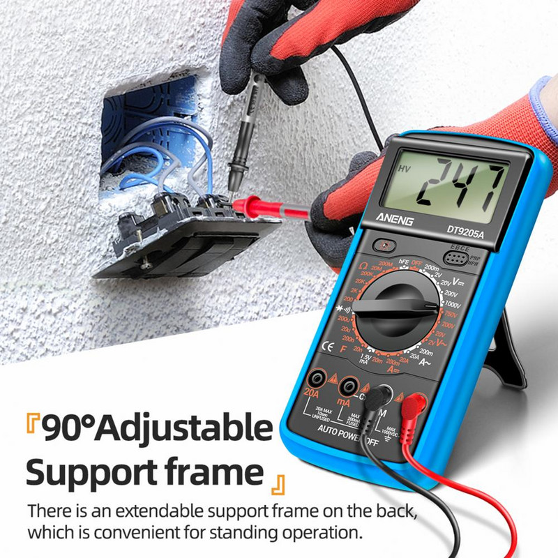 Multimetru Ecologic Multifuncțional multifuncțional digital Diodă Ohm Tester NVC Hz Reparație aparate