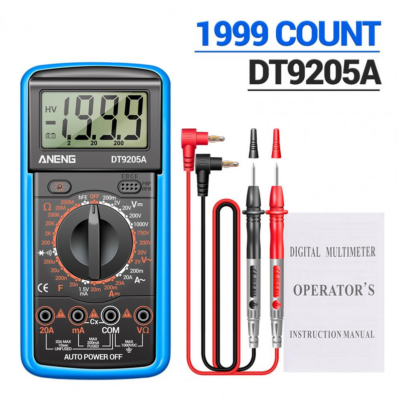 Multimetru Ecologic Multifuncțional multifuncțional digital Diodă Ohm Tester NVC Hz Reparație aparate