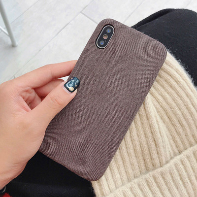 Για iPhone 13 12 Pro Max Mini XS XR XS 11 Pro Max Case Υφασμάτινες θήκες τηλεφώνου για iPhone SE 7 8 Plus X Εξαιρετικά λεπτό μαλακό κάλυμμα