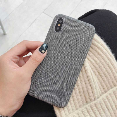 Για iPhone 13 12 Pro Max Mini XS XR XS 11 Pro Max Case Υφασμάτινες θήκες τηλεφώνου για iPhone SE 7 8 Plus X Εξαιρετικά λεπτό μαλακό κάλυμμα