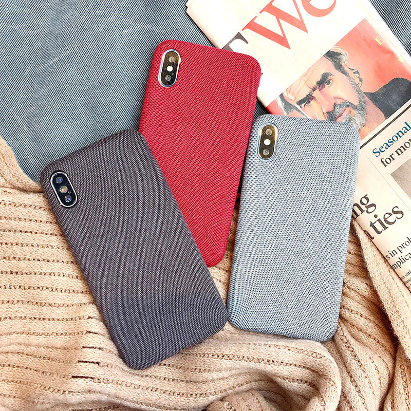 Για iPhone 13 12 Pro Max Mini XS XR XS 11 Pro Max Case Υφασμάτινες θήκες τηλεφώνου για iPhone SE 7 8 Plus X Εξαιρετικά λεπτό μαλακό κάλυμμα