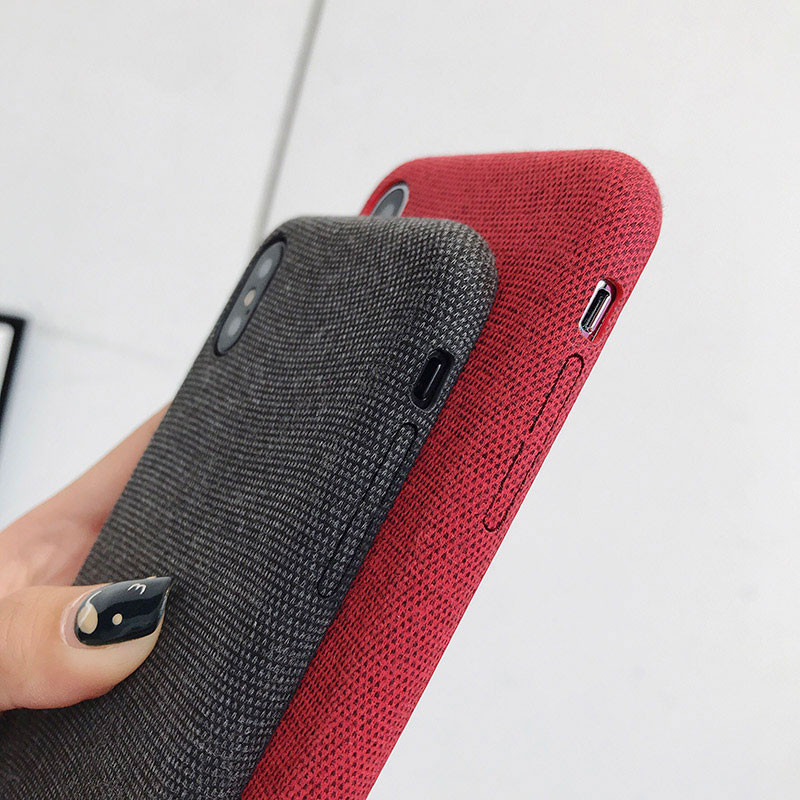 Για iPhone 13 12 Pro Max Mini XS XR XS 11 Pro Max Case Υφασμάτινες θήκες τηλεφώνου για iPhone SE 7 8 Plus X Εξαιρετικά λεπτό μαλακό κάλυμμα