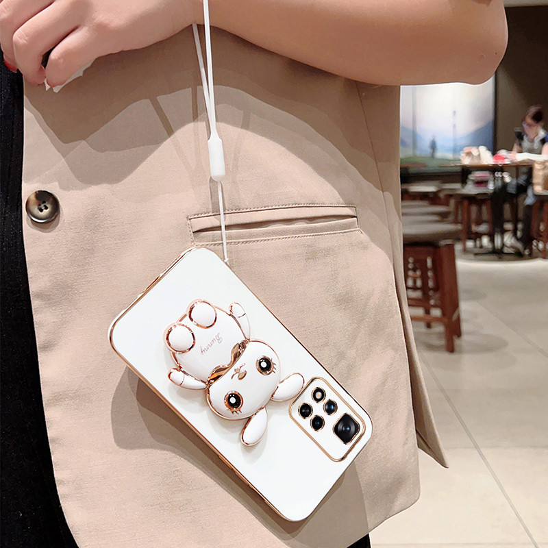 Rabbit preklopni držač, oplata, držač za telefon, kućište za Samsung Galaxy S21 S20 FE Note 20 10 Pro S23 S22 Ultra S10 Plus Lite poklopac