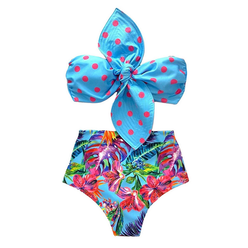Costum de baie pentru femei 2022, noua modă, set de bikini cu imprimeu floral cu fustă, vacanță de vară, rochie de plajă, costum de baie de designer cu talie înaltă