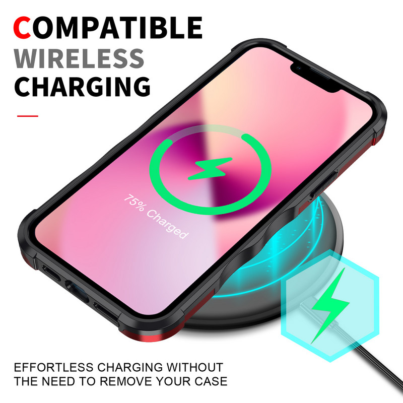 Armor ütésálló tok iphone 13 12 11 pro max XS MAX XR 7 8 Plus SE luxus puha szilikon élekkel, kemény hátú védőburkolathoz