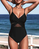 2022. Novi jednodijelni jednodijelni jednodijelni uski sling bikini, uski, uski, perspektivni kupaći kostim s križnim remenom, praznična odjeća za plažu bez leđa