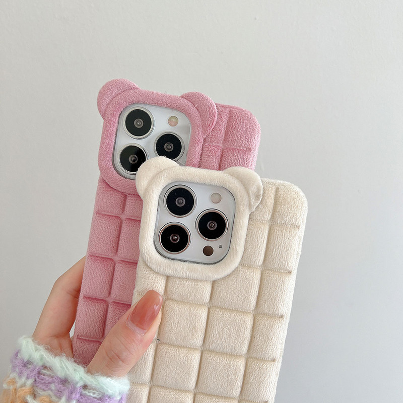 Cute Cartoon Λούτρινη θήκη τηλεφώνου για iphone 14 Pro Max Plus 13 12 11 Pro MAX 14Plus 14Pro 13Pro 12Pro MAX κάλυμμα μαλακής σιλικόνης TPU