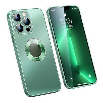 Luxusné kovové zadné puzdro kompatibilné s kovovým puzdrom na telefón pre iPhone 13 Pro Max/12 Pro max 13 Pro/12Pro s ochranou šošovky