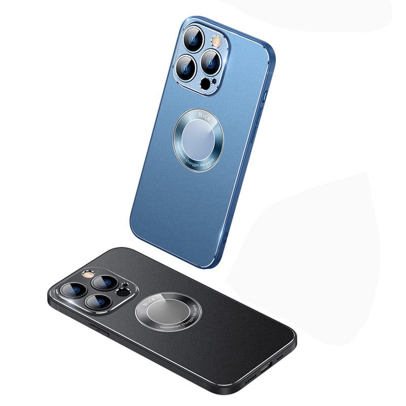 Luxusné kovové zadné puzdro kompatibilné s kovovým puzdrom na telefón pre iPhone 13 Pro Max/12 Pro max 13 Pro/12Pro s ochranou šošovky