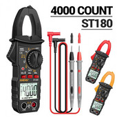 Ecran practic cu iluminare de fundal Multimetru cu clemă digitală Tester electric Contor de rezistență la lanternă