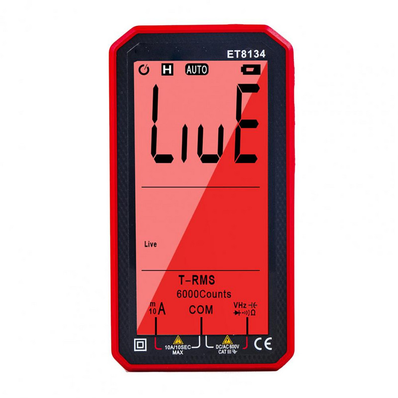 1 Set Multimetru inteligent Design de iluminare de fundal cu lanterna Măsurați curent rezistența Tester întreținere circuit