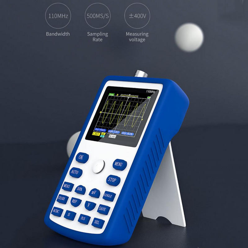 80% 2021 Hot Sell FNIRSI 1C15+ Professzionális digitális oszcilloszkóp 500MS/S 110M analóg sávszélesség