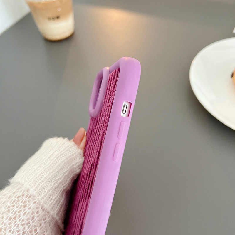 Fashion Folded wave θήκη τηλεφώνου για iphone 14 Pro MAX Plus 13 12 11 Pro MAX 14Plus 14Pro 13Pro 12Pro MAX κάλυμμα μαλακής σιλικόνης TPU