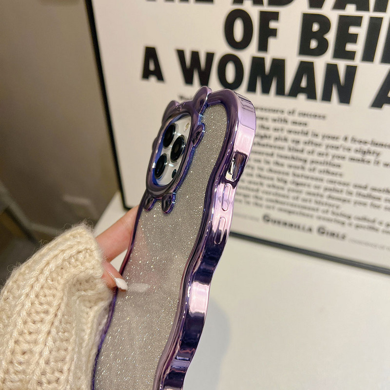 Μόδα ηλεκτρολυτικές θήκες τηλεφώνου για iPhone 14 Plus 13 12 11 Pro Max XS XR 14Pro 13Pro 12Pro Glitter TPU κάλυμμα