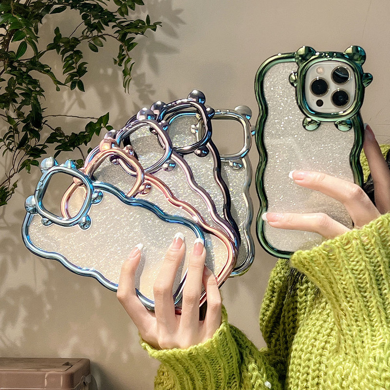 Μόδα ηλεκτρολυτικές θήκες τηλεφώνου για iPhone 14 Plus 13 12 11 Pro Max XS XR 14Pro 13Pro 12Pro Glitter TPU κάλυμμα