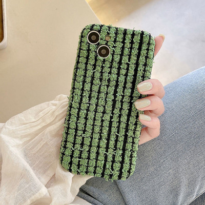 Modna vunena torbica za telefon za iPhone 14 13 12 11 Pro MAX 14Plus 12Pro 13Pro 14 Pro MAX mekana silikonska TPU meka maska