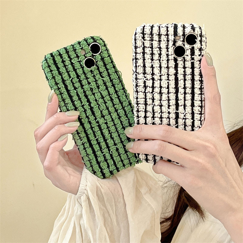 Modna vunena torbica za telefon za iPhone 14 13 12 11 Pro MAX 14Plus 12Pro 13Pro 14 Pro MAX mekana silikonska TPU meka maska