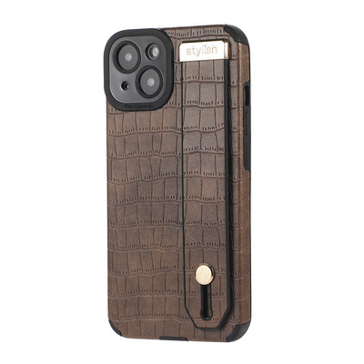 Luxus krokodilmintás csuklópántos tok iPhone 12 11 Pro Max 13Pro Max Xs Max XR 7 8 Plus SE puha telefontartóhoz