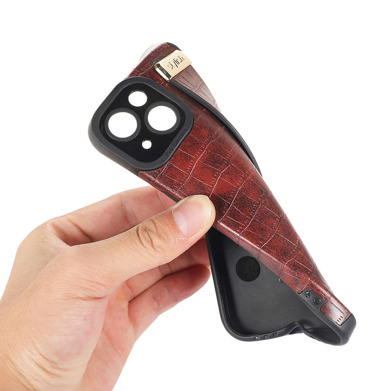 Luxus krokodilmintás csuklópántos tok iPhone 12 11 Pro Max 13Pro Max Xs Max XR 7 8 Plus SE puha telefontartóhoz