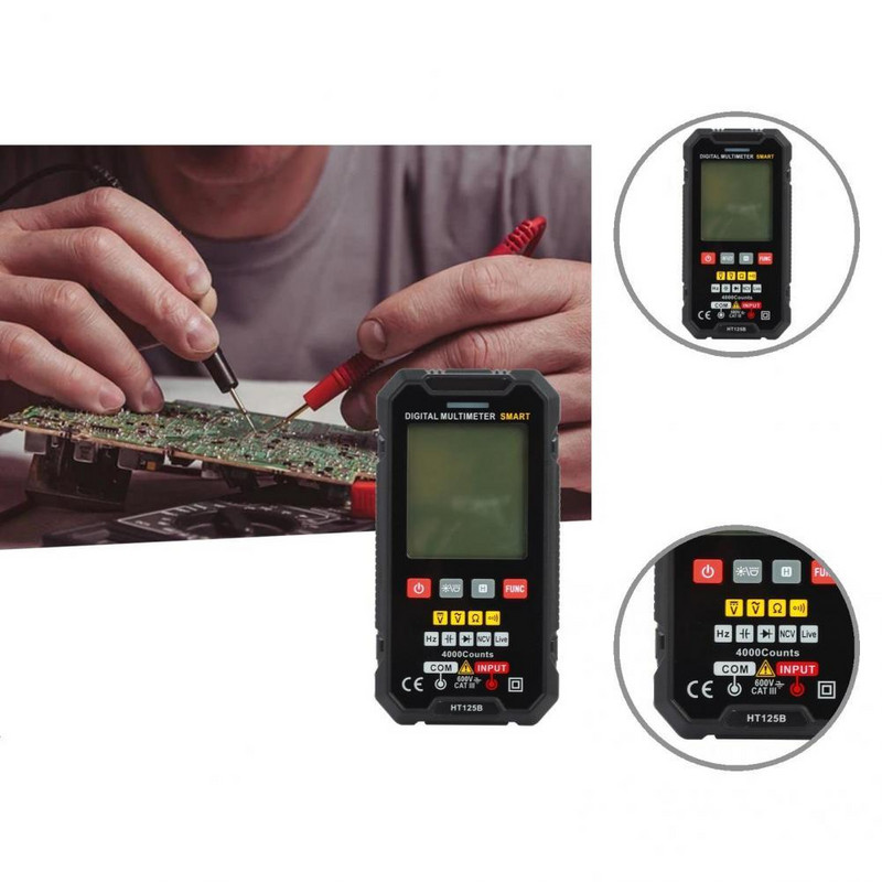 Πολύμετρο χειρός Ψηφιακό Πρακτικό Φορητό Πολύμετρο Πυράντοχο Ψηφιακό Πολύμετρο ABS