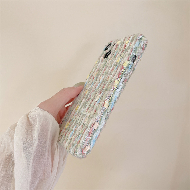 Μόδα Πολύχρωμη υφασμάτινη θήκη τηλεφώνου για iphone 14 Plus 13 12 11 Pro MAX 14Plus 12Pro 13Pro 14 Pro MAX μαλακή σιλικόνη TPU Μαλακό κάλυμμα