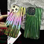 Θήκη τηλεφώνου Fashion Crinkle με σχέδιο για iphone 13 12 11 Pro Max 12Pro 13Pro 11Pro πολύχρωμο μαλακό πίσω κάλυμμα TPU