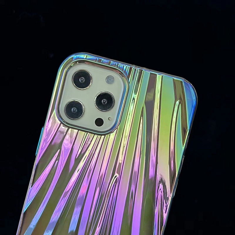 Θήκη τηλεφώνου Fashion Crinkle με σχέδιο για iphone 13 12 11 Pro Max 12Pro 13Pro 11Pro πολύχρωμο μαλακό πίσω κάλυμμα TPU