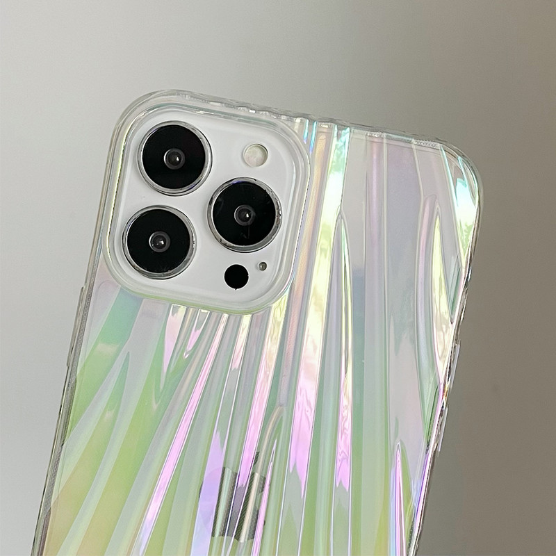 Θήκη τηλεφώνου για iPhone 13 Pro Max 11 12 Pro Max 13Pro Luxury INS Style Plating Κουρτίνες με λέιζερ Μαλακό κάλυμμα προφυλακτήρα