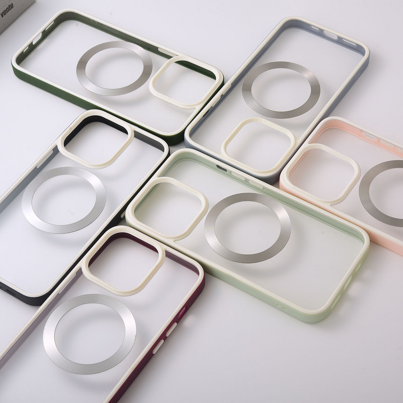 Για Magsafe μαγνητική θήκη ασύρματης φόρτισης για το iPhone 14 Pro 13 12 11 Pro Max 14Plus Κάλυμμα προστασίας από κραδασμούς TPU