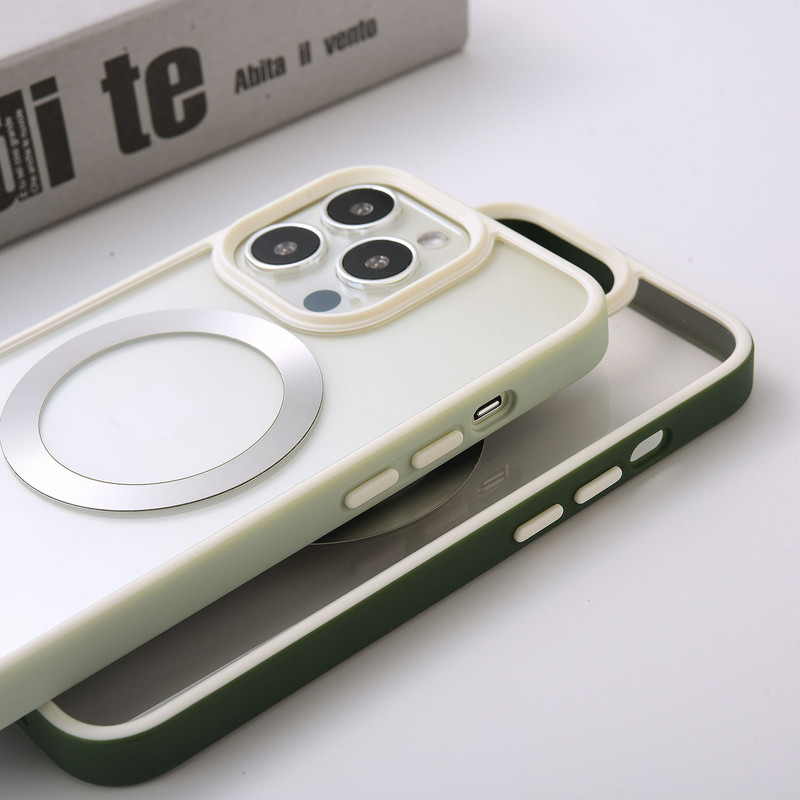 Για Magsafe μαγνητική θήκη ασύρματης φόρτισης για το iPhone 14 Pro 13 12 11 Pro Max 14Plus Κάλυμμα προστασίας από κραδασμούς TPU