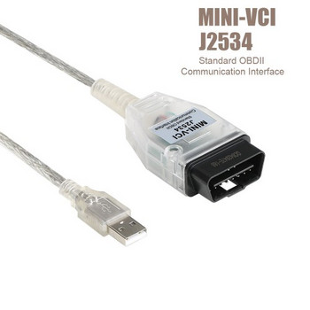 Висококачествен нов MINI VCI за Toyota V16.00.017 Единичен кабел Автодиагностичен кабел Поддръжка Toyota TIS OEM диагностичен софтуер