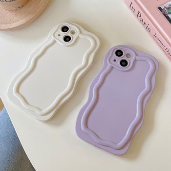 Νέα Fashion Purple White θήκη τηλεφώνου για iphone 14Plus 13 12 11 Pro MAX 14Plus 12Pro 13Pro 14 Pro MAX κάλυμμα μαλακής σιλικόνης TPU