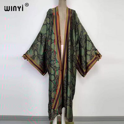 Europa WINYI nova tunika bikini slatka ženska ružičasta boho kardigan ušivena Koktel seksi Boho Maxi praznični šišmiš rukav KIMONO mujer