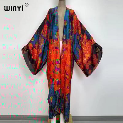 Europa WINYI nova tunika bikini slatka ženska ružičasta boho kardigan ušivena Koktel seksi Boho Maxi praznični šišmiš rukav KIMONO mujer
