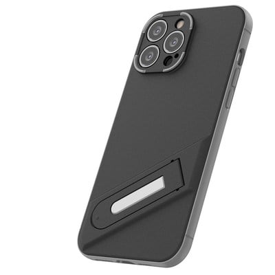 Põrutuskindel jalatsite kõva ümbris iPhone 13 Pro Max 12 Pro Max objektiivi kaitse ühevärviline mehaaniline kaitseraua kate