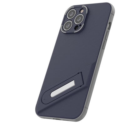 Põrutuskindel jalatsite kõva ümbris iPhone 13 Pro Max 12 Pro Max objektiivi kaitse ühevärviline mehaaniline kaitseraua kate