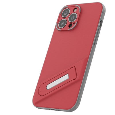 Põrutuskindel jalatsite kõva ümbris iPhone 13 Pro Max 12 Pro Max objektiivi kaitse ühevärviline mehaaniline kaitseraua kate