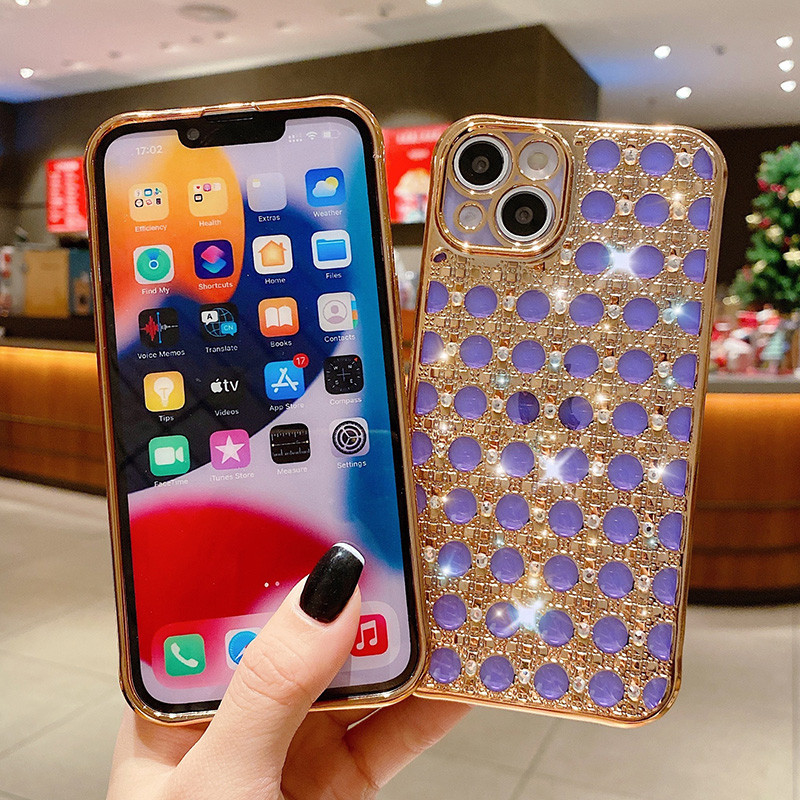 Για iphone 13 Πολυτελής γκλίτερ θήκη Bling Rhinestone για iPhone 11 12 13 Pro Max XS XR X 7 8 Plus Μαλακό κάλυμμα προφυλακτήρα τηλεφώνου
