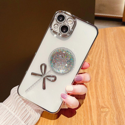 Θήκη τηλεφώνου με μοτίβο 3D Lollipop για iPhone 13 12 Pro Max 13pro 12pro Πολυτελές Ηλεκτρικό Διαφανές κάλυμμα για iphone 11