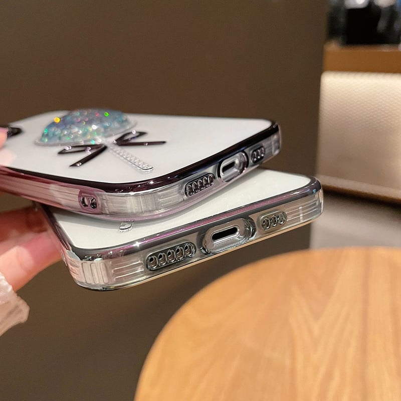 Θήκη τηλεφώνου με μοτίβο 3D Lollipop για iPhone 13 12 Pro Max 13pro 12pro Πολυτελές Ηλεκτρικό Διαφανές κάλυμμα για iphone 11