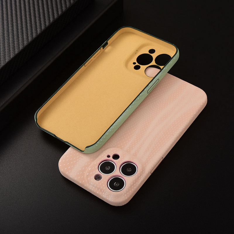 Za iphone 14 Pro MAX 14 Plus luksuzna kožna telefonska torbica nove teksture za iPhone 13 12 Pro Max Zaštita kamere Poklopac otporan na udarce