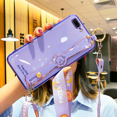 πολυτελής επιμετάλλωση Phnom Penh Wrist Strap θήκη τηλεφώνου για iphone 11 Pro MAX 12Pro XS XR X SE 6 6s 7 8 plus 12 Mini κάλυμμα με κορδόνι